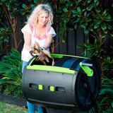 Maze 65-Gallon Compost Tumbler with Matching Cart