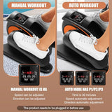 ANCHEER Under-Desk Elliptical Pedal Exerciser with Smart LCD Display & Remote, Quiet Low-Impact Seated Leg Workout for Seniors, Office or Home