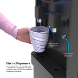 Drinkpod Full-Size Bottleless Water Cooler Dispenser with Self-Cleaning System, UL/NSF Certified