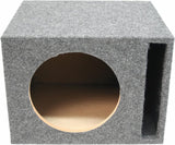 Single 15-Inch Car Audio Subwoofer Enclosure with Vented Ported Design, 3/4-Inch MDF Construction
