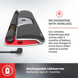 Contour Design RollerMouse Red Wireless Ergonomic Mouse with 2.4 GHz Connectivity, Ambidextrous Control for Mac and PC Laptops or Desktops
