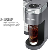 Keurig K-Supreme Single-Serve K-Cup Pod Coffee Maker with MultiStream Technology, 4 Brew Sizes & 66oz Dual-Position Removable Reservoir, Black