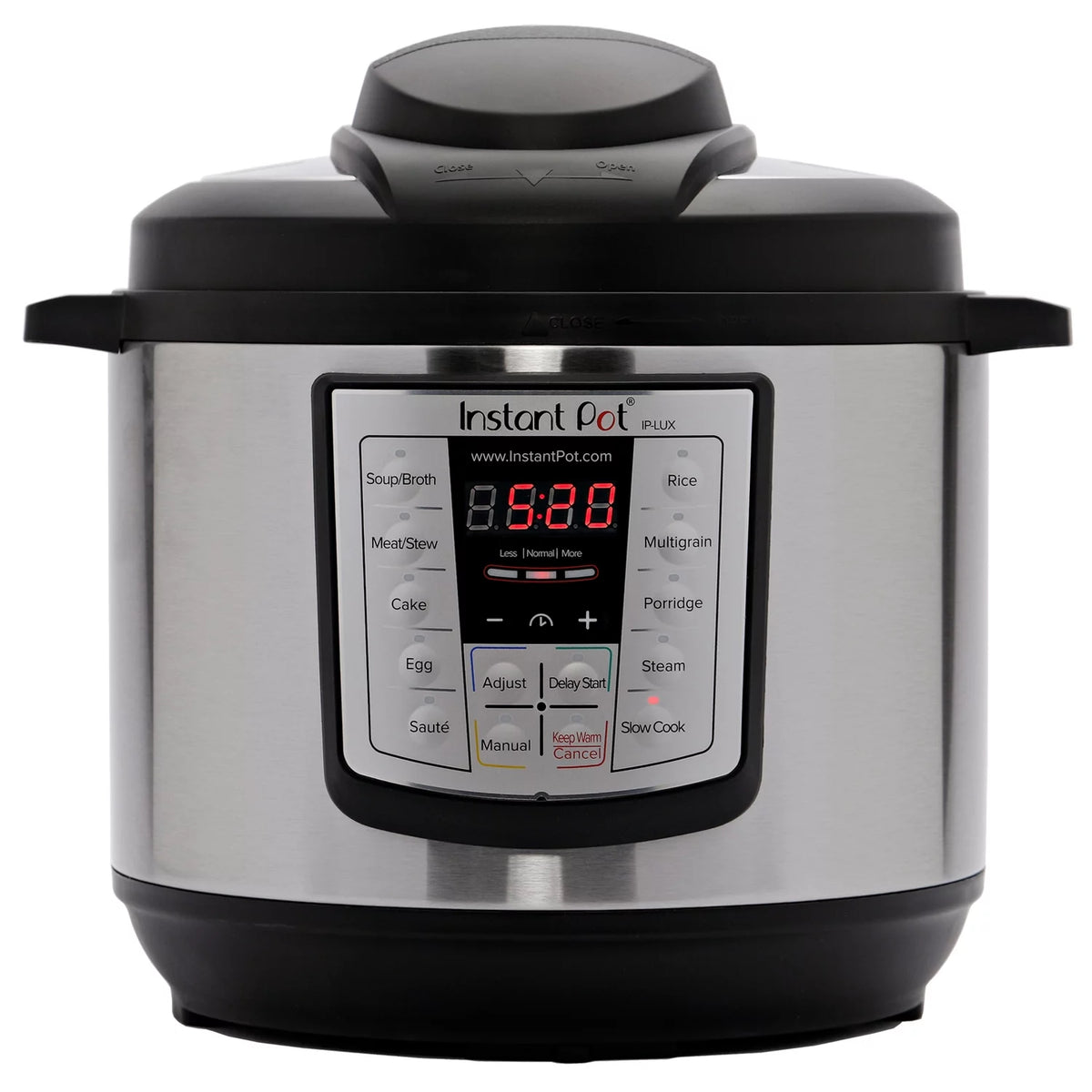 Instant Pot LUX80 8 Qt Programmable Multi-Use Cooker with 6-in-1 Functions: Pressure, Slow, Rice, Saute, Steam and Warmer