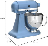 KitchenAid Artisan KSM150PS Stand Mixer, 5-Quart Tilt-Head Design with Pouring Shield, Cast Iron