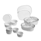 CorningWare French White 14-Piece Bakeware Collection