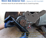 Universal Wheel Hub Removal Tool, Replacement for ATD Tools, Compatible with 5, 6 and 8 Lug Axle Bolt Hubs