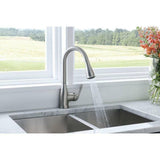 Moen Kaden Kitchen Faucet with Single Handle, Pull-Down Sprayer, and Stainless Finish