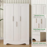 47-Inch Kitchen Pantry Cabinet with Drawer, Adjustable Shelves and White Finish for Home or Office Storage