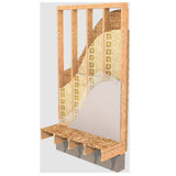 ROCKWOOL R-15 Comfortbatt Fire-Resistant Stone Wool Insulation Batt, 3-12 in. x 15 in. x 47 in., 59.7 sq. ft., RXCB351525