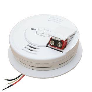 Kidde I12060 Hardwired Smoke Alarm with Front-Load Battery Backup