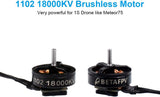 BETAFPV Meteor75 1S Brushless Whoop FPV Racing Drone, Featuring TBS Crossfire, BT2.0 Connector, F4 AIO 1S FC, VTX, 18000KV 1102 Motor and C02 Camera