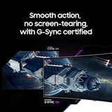 Samsung Odyssey OLED G93SC 49-Inch Curved Gaming Monitor with QD-OLED, 240Hz Refresh Rate, 0.03ms Response, DQHD, G-Sync Compatible, AMD FreeSync Premium Pro and Height-Adjustable Stand, 3-Year Warranty, LS49CG932SNXZA