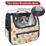 Airline-Approved Halloween Pet Carrier Bag for Small and Medium Dogs, Cats, and Puppies