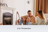 X-Sense SC06-W Wireless Interconnected Combination Smoke and Carbon Monoxide Detector, 10-Year Battery-Powered Fire and CO Alarm, 6-Pack