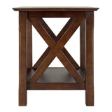Cappuccino Xola Console Table by Winsome, Designed with 2 Drawers