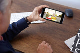 SkyBell Slimline Wi-Fi Doorbell Camera in Silver