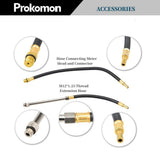Prokomon Engine Compression Tester Kit for Petrol and Gasoline Engines, Featuring M10, M12, M14, M16, and M18 Adapters