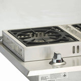 Bull Outdoor Products Stainless Steel Double Side Burner for Propane Grills