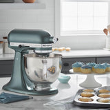 KitchenAid Artisan KSM150PS Stand Mixer, 5-Quart Tilt-Head Design with Pouring Shield, Cast Iron