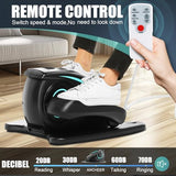 ANCHEER Under-Desk Elliptical Pedal Exerciser with Smart LCD Display & Remote, Quiet Low-Impact Seated Leg Workout for Seniors, Office or Home