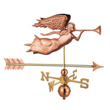 Good Directions Pure Copper Angel with Arrow Weathervane