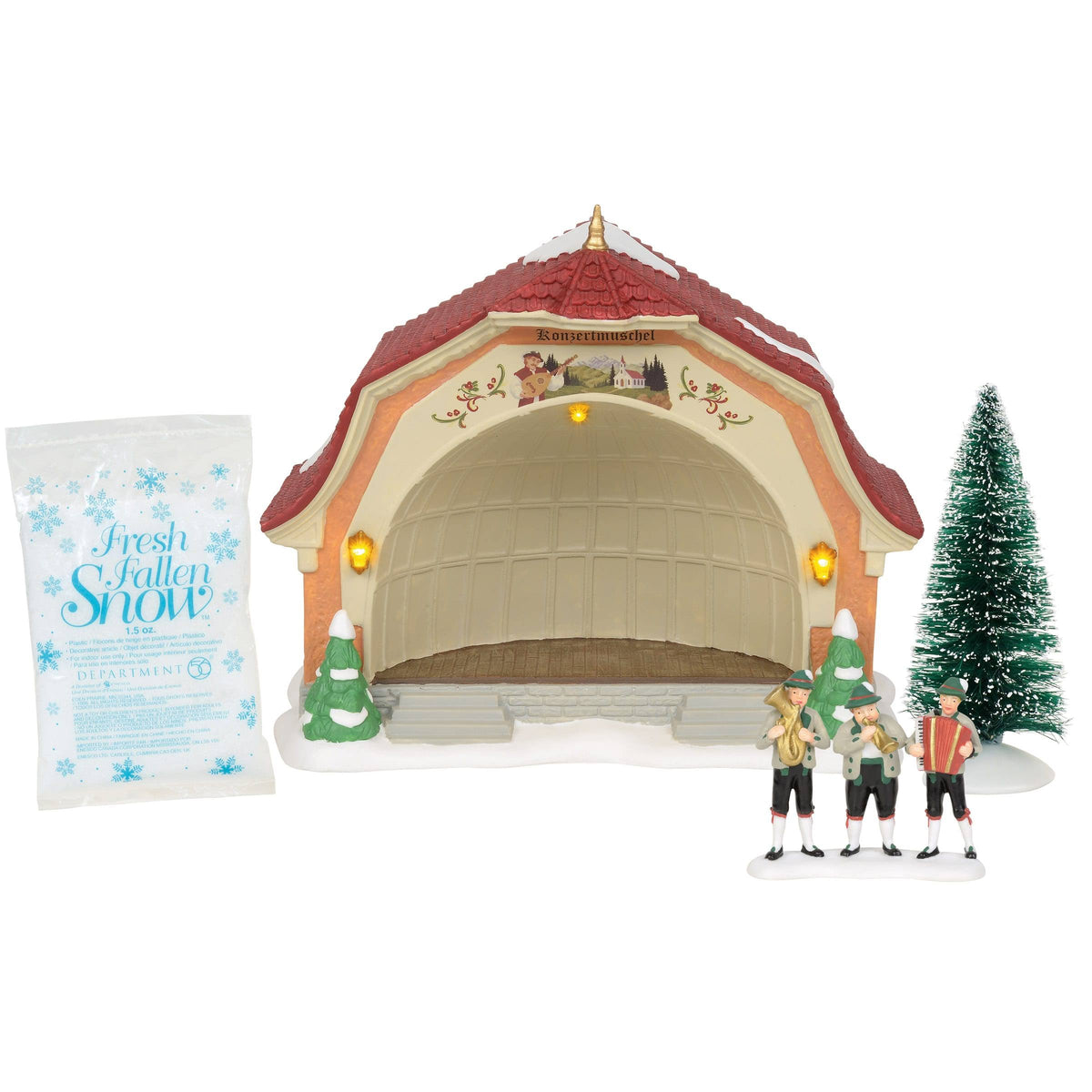 Department 56 Alpine Village Bavarian Concert Hall Boxed Set
