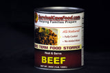 Survival Cave Food Canned Beef, Case of 12 28oz Cans