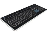 Adesso WKB-4400UB Wireless SlimTouch Desktop Keyboard with Integrated Touchpad