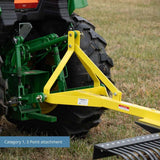 6 Landscape Rake from Titan Attachments, Designed for Compact Tractors with Quick Hitch Compatibility