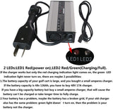 48V 6A Golf Cart Battery Charger Featuring a Crows Foot Plug