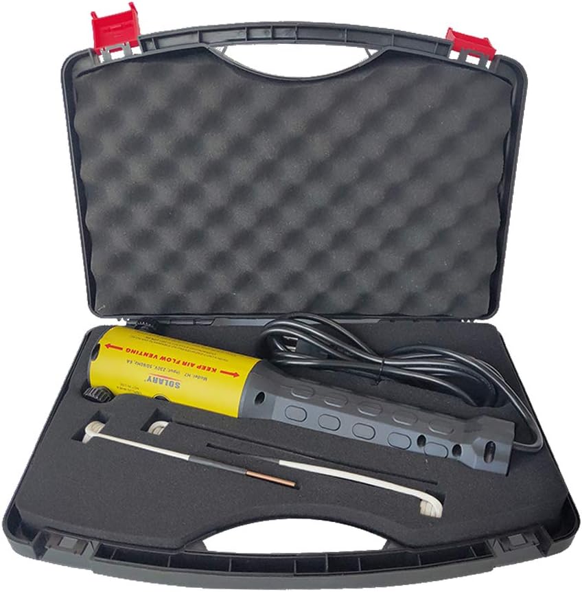 1000W Magnetic Induction Heater Kit with 4 Coils, 110V Flameless Automotive Heating Tool, Solary 1KW