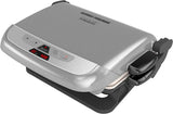 George Foreman GRP4842MB Evolve Multi-Plate Grill with Ceramic Grilling and Waffle Plates, Black