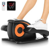 ANCHEER Under-Desk Elliptical Pedal Exerciser with Smart LCD Display & Remote, Quiet Low-Impact Seated Leg Workout for Seniors, Office or Home