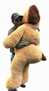 Giant 5-Foot Stuffed Puppy Dog, 60 Inches or 153 cm, with Soft Plush Construction