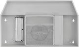 White 42-Inch Under-Cabinet Range Hood by Broan-NuTone, Featuring 2-Speed Exhaust, Light, and 210 Max Blower CFM