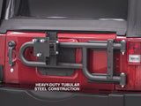 Redrock 4×4 HD Tire Carrier for 07-18 Jeep Wrangler JK, Compatible with OEM Tailgate