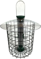Droll Yankees 344305 Caged Sunflower Bird Feeder, Squirrel-Proof Design, 20-Inch, Black