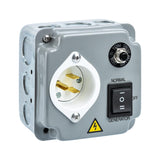Briidea 15 Amp 120V Manual Generator Transfer Switch for Outdoor Generators