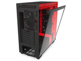 NZXT H710 Mid-Tower ATX PC Case in Matte Black and Red