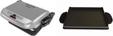 George Foreman GRP4842MB Evolve Multi-Plate Grill with Ceramic Grilling and Waffle Plates, Black