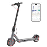 Foldable Adult Electric Scooter with APP Control, 19/25 Mph Max Speed and 21/25/35 Miles Range, 350/500/600W Motor, 8.5/10 Inflatable Tires, UL 2272 Certified