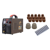 Lotos LT5000D Compact Plasma Cutter with 50 Amps, Dual-Voltage 110/220V AC, and 1/2 in. Clean-Cut Capacity