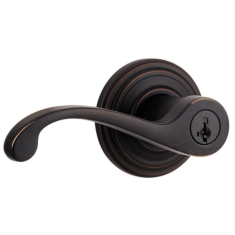 Kwikset 740CHL 11P SMT Commonwealth Keyed Entry Lever in Venetian Bronze