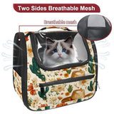 Airline-Approved Halloween Pet Carrier Bag for Small and Medium Dogs, Cats, and Puppies