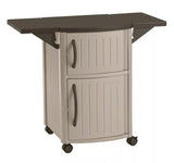 Suncast DCP2000 Outdoor Prep Station Cart in Taupe