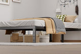 14-Inch Full Platform Bed Frame, Heavy-Duty Metal Mattress Foundation with Underbed Storage, No Box Spring Required, Easy Assembly and Noise-Free Support