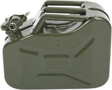 Portable 10L / 2.5-Gallon Metal Diesel and Gas-Fuel Tank with Pipe, Cold-Rolled Plate, Green 1