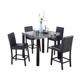 Melissa Marble Counter-Height Table by Best Master Furniture