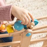 Fat Brain Toys Roll & Go Wooden Marble Run