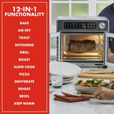 Emeril Lagasse 26 QT Extra-Large Air Fryer Toaster Oven, with Convection Cooking, French Doors & Stainless Steel Finish